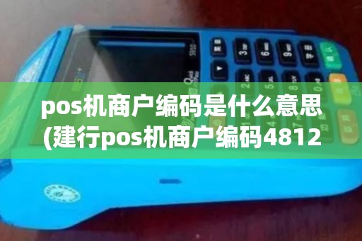 pos机商户编码是什么意思(建行pos机商户编码4812)