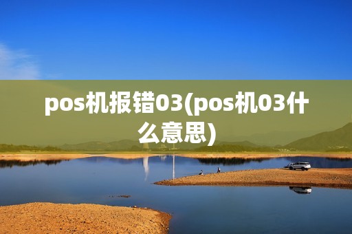 pos机报错03(pos机03什么意思)