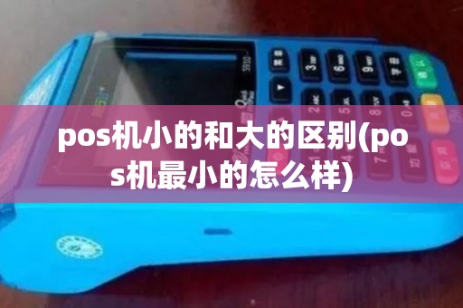 pos机小的和大的区别(pos机最小的怎么样)
