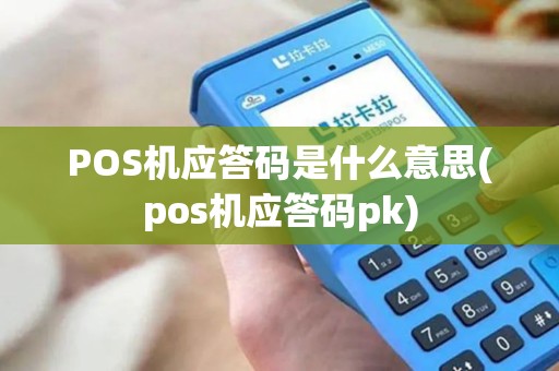 POS机应答码是什么意思(pos机应答码pk)