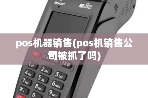 pos机器销售(pos机销售公司被抓了吗)