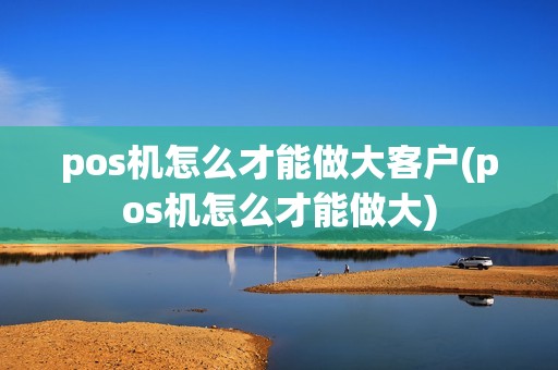 pos机怎么才能做大客户(pos机怎么才能做大)