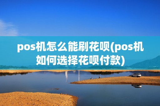 pos机怎么能刷花呗(pos机如何选择花呗付款) pos机怎么能刷花呗(pos机如何选择花呗付款)
