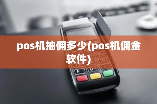 pos机抽佣多少(pos机佣金软件) pos机抽佣多少(pos机佣金软件)