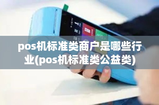 pos机标准类商户是哪些行业(pos机标准类公益类) pos机标准类商户是哪些行业(pos机标准类公益类)