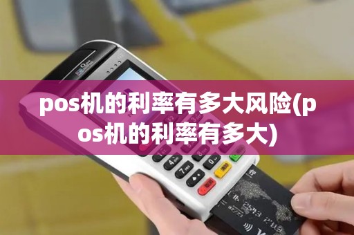 pos机的利率有多大风险(pos机的利率有多大)