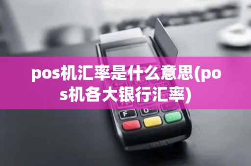pos机汇率是什么意思(pos机各大银行汇率)