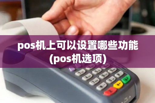 pos机上可以设置哪些功能(pos机选项) pos机上可以设置哪些功能(pos机选项)