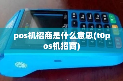 pos机招商是什么意思(t0pos机招商) pos机招商是什么意思(t0pos机招商)