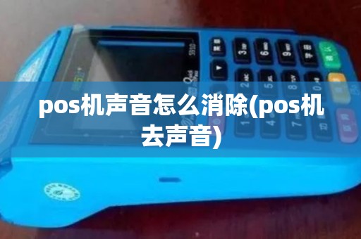 pos机声音怎么消除(pos机去声音) pos机声音怎么消除(pos机去声音)