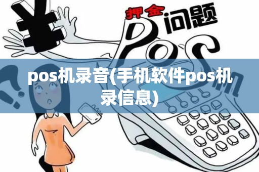 pos机录音(手机软件pos机录信息)