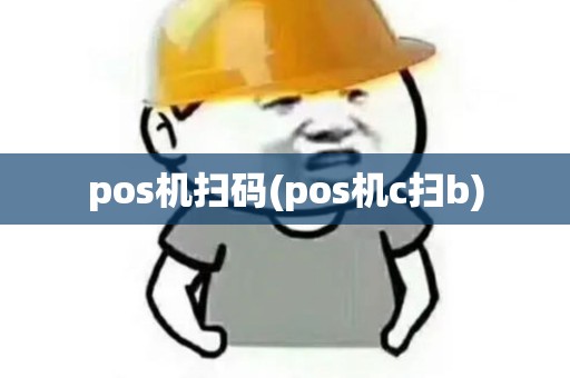pos机扫码(pos机c扫b) pos机扫码(pos机c扫b)