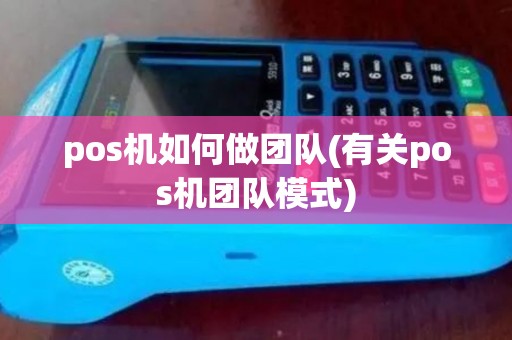 pos机如何做团队(有关pos机团队模式) pos机如何做团队(有关pos机团队模式)