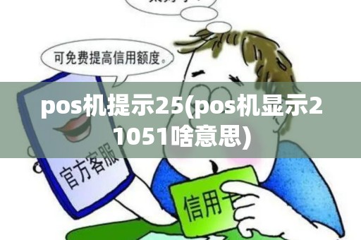 pos机提示25(pos机显示21051啥意思)