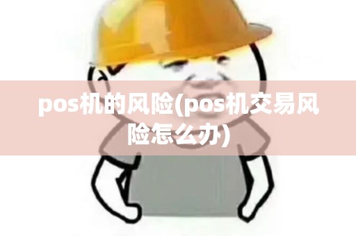pos机的风险(pos机交易风险怎么办)