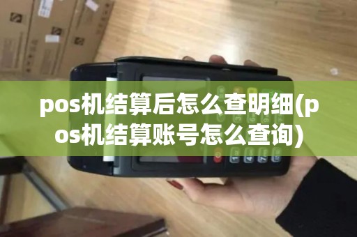 pos机结算后怎么查明细(pos机结算账号怎么查询)