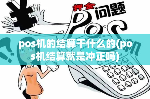 pos机的结算干什么的(pos机结算就是冲正吗)