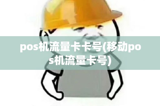 pos机流量卡卡号(移动pos机流量卡号) pos机流量卡卡号(移动pos机流量卡号)