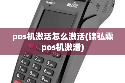 pos机激活怎么激活(锦弘霖pos机激活)