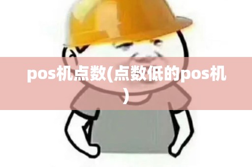 pos机点数(点数低的pos机) pos机点数(点数低的pos机)