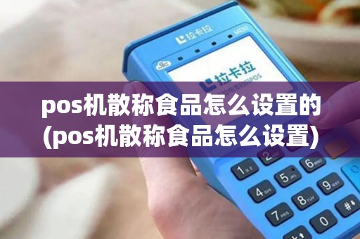 pos机散称食品怎么设置的(pos机散称食品怎么设置)