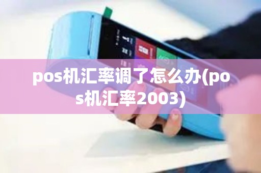 pos机汇率调了怎么办(pos机汇率2003) pos机汇率调了怎么办(pos机汇率2003)
