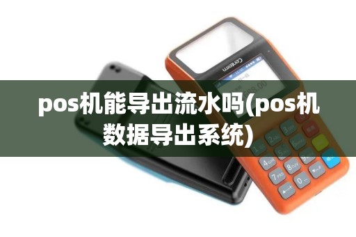 pos机能导出流水吗(pos机数据导出系统) pos机能导出流水吗(pos机数据导出系统)