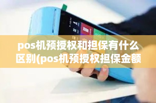 pos机预授权和担保有什么区别(pos机预授权担保金额) pos机预授权和担保有什么区别(pos机预授权担保金额)