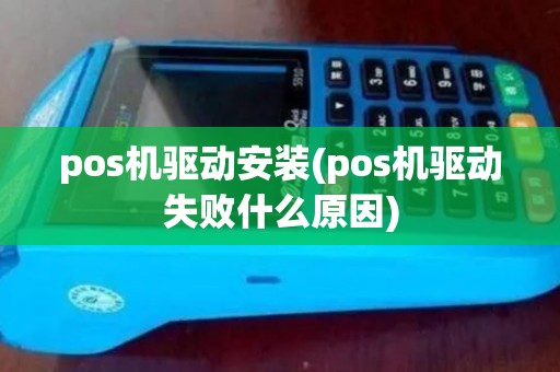 pos机驱动安装(pos机驱动失败什么原因)
