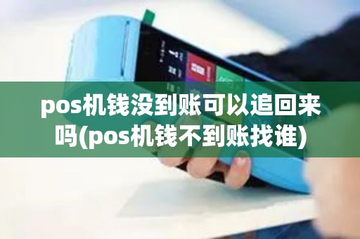 pos机钱没到账可以追回来吗(pos机钱不到账找谁)