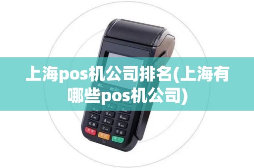 上海pos机公司排名(上海有哪些pos机公司)