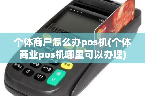 个体商户怎么办pos机(个体商业pos机哪里可以办理)