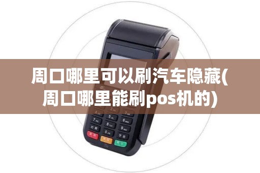 周口哪里可以刷汽车隐藏(周口哪里能刷pos机的)