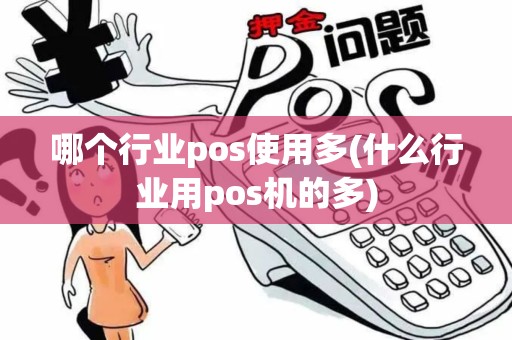 哪个行业pos使用多(什么行业用pos机的多)
