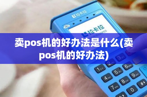 卖pos机的好办法是什么(卖pos机的好办法)