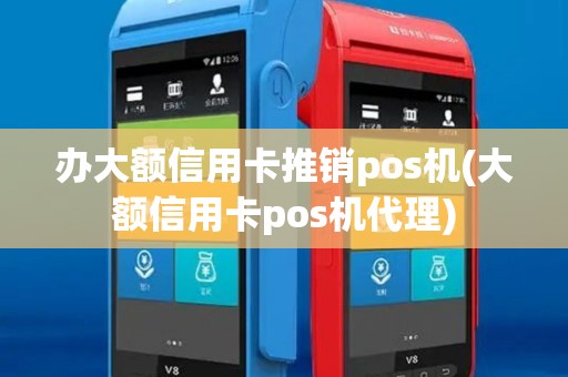 办大额信用卡推销pos机(大额信用卡pos机代理)