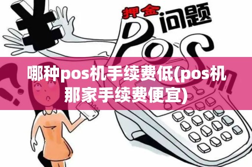 哪种pos机手续费低(pos机那家手续费便宜)