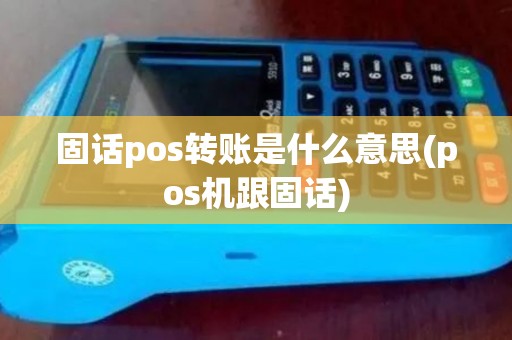 固话pos转账是什么意思(pos机跟固话)