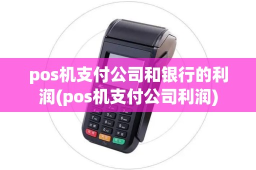 pos机支付公司和银行的利润(pos机支付公司利润) pos机支付公司和银行的利润(pos机支付公司利润)