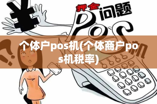 个体户pos机(个体商户pos机税率)