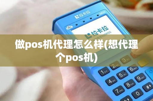 做pos机代理怎么样(想代理个pos机) 做pos机代理怎么样(想代理个pos机)