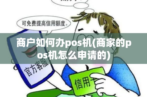 商户如何办pos机(商家的pos机怎么申请的)