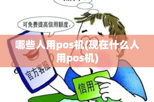 哪些人用pos机(现在什么人用pos机)