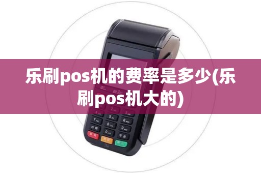 乐刷pos机的费率是多少(乐刷pos机大的)