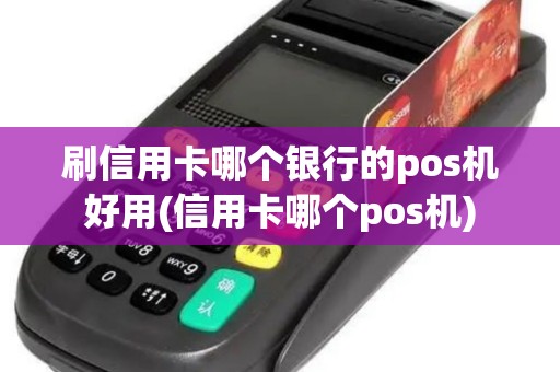 刷信用卡哪个银行的pos机好用(信用卡哪个pos机)