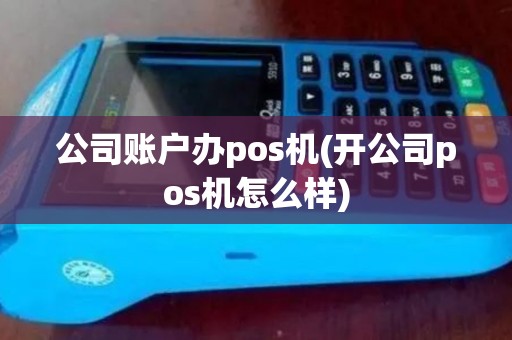 公司账户办pos机(开公司pos机怎么样)