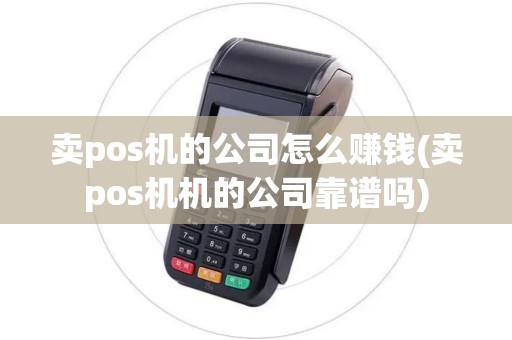 卖pos机的公司怎么赚钱(卖pos机机的公司靠谱吗)