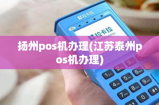 扬州pos机办理(江苏泰州pos机办理)