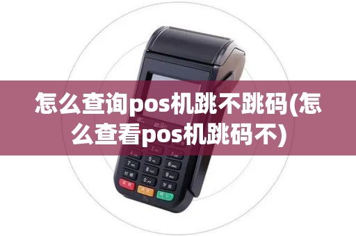 怎么查询pos机跳不跳码(怎么查看pos机跳码不) 怎么查询pos机跳不跳码(怎么查看pos机跳码不)