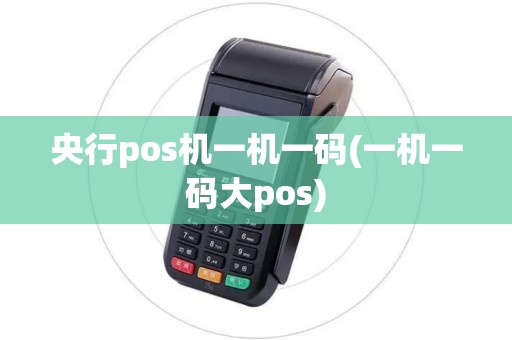 央行pos机一机一码(一机一码大pos)